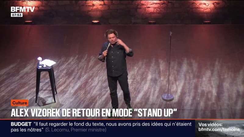 Alex Vizorek part en tournée dans toute la France et en Belgique avec son nouveau spectacle