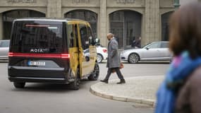 Des centaines de minibus comme celui-ci rouleront dès avril dans les rues de Hambourg, opérés par Moia, la filiale mobilité de VW.