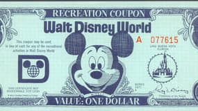 Mickey Mouse apparaît sur les billets d'un dollar Disney.