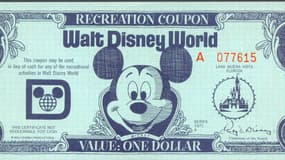 Mickey Mouse apparaît sur les billets d'un dollar Disney.