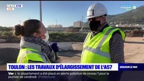 Toulon: les travaux d'élargissement de l'A57