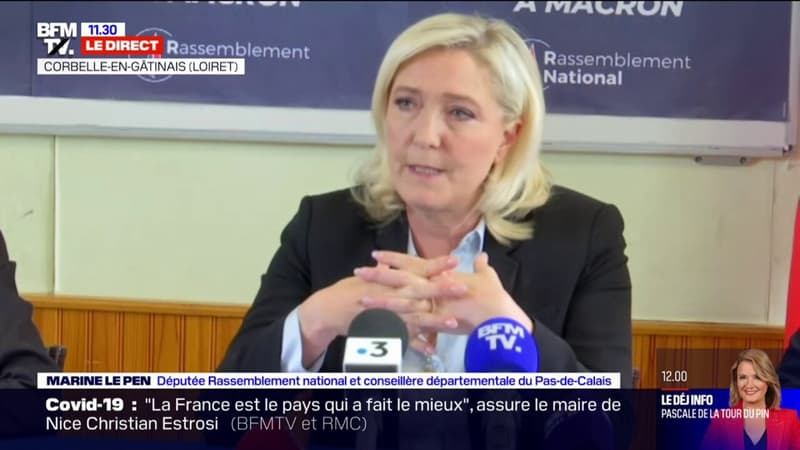 Législatives: Marine Le Pen appelle à 