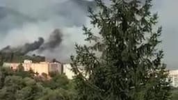 Violent incendie de forêt à Carros - Témoins BFMTV