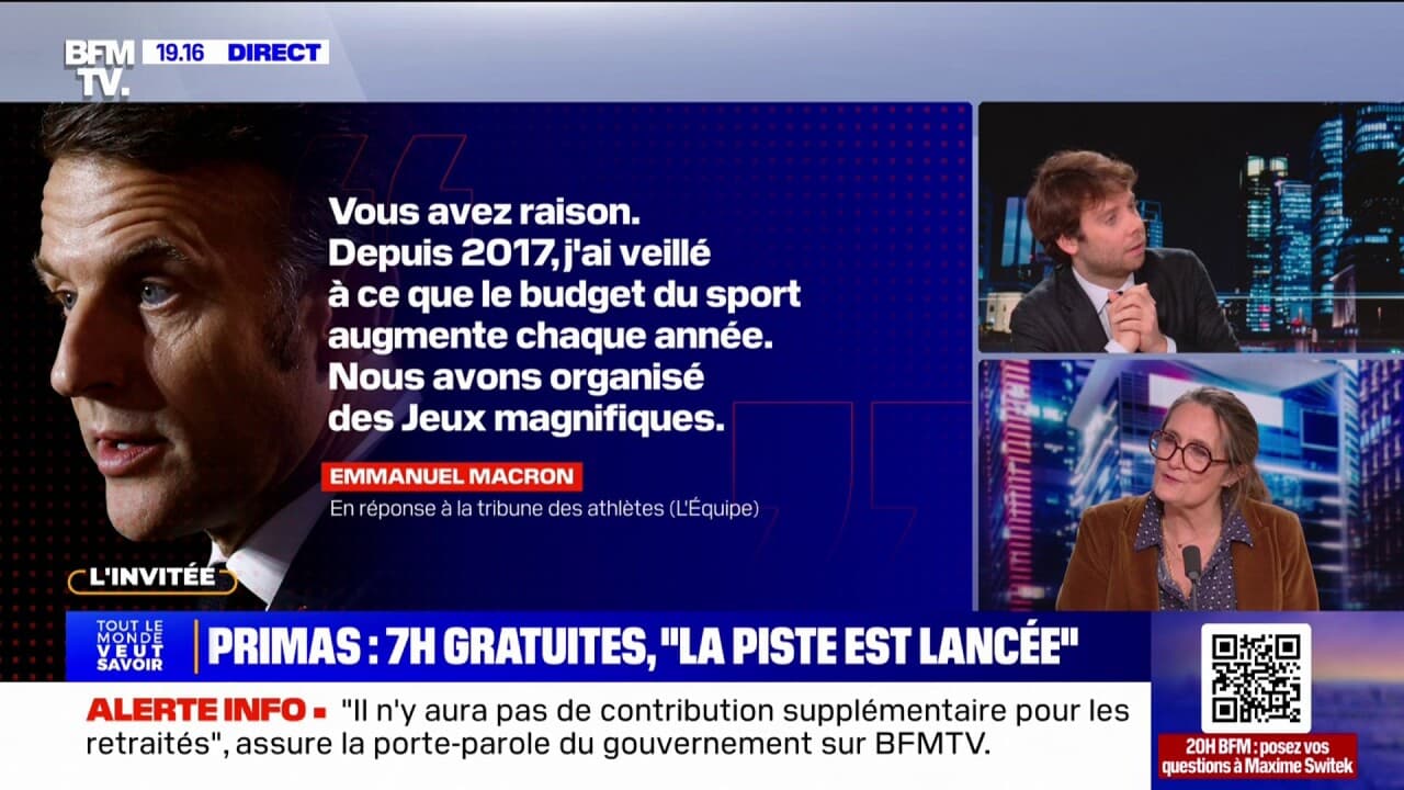 Sophie Primas (porteparole du gouvernement) "Il est légitime que nous ne reconduisions pas le