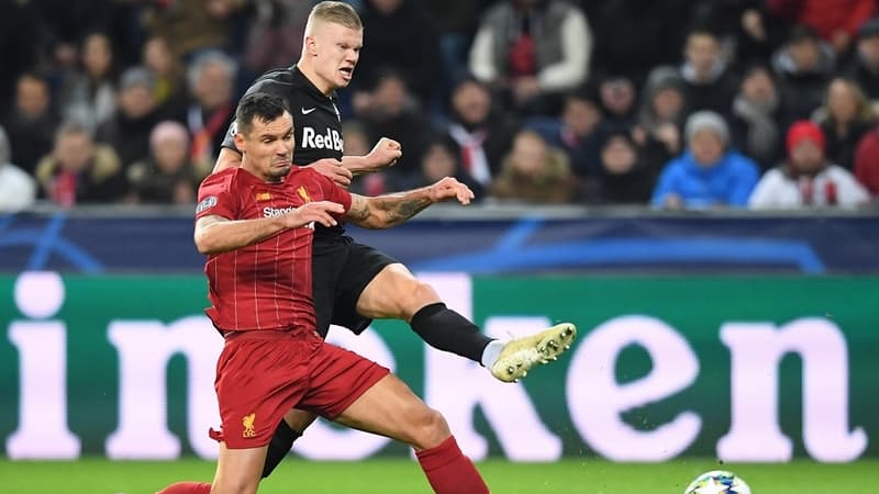 Haaland (Salzbourg) contre Liverpool