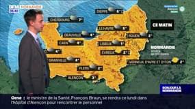 Météo Normandie: un ciel gris et chargé avec un risque d'averses, 12°C à Caen