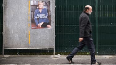 Affiche de campagne de Marine Le Pen pour la présidentielle de 2017