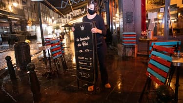 Un restaurant à Bruxelles (Belgique), le 28 septembre 2020.