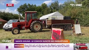 Sainte-Soline : le convoi suscite des inquiétudes 