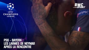 PSG - Bayern : Les larmes de Neymar après la rencontre