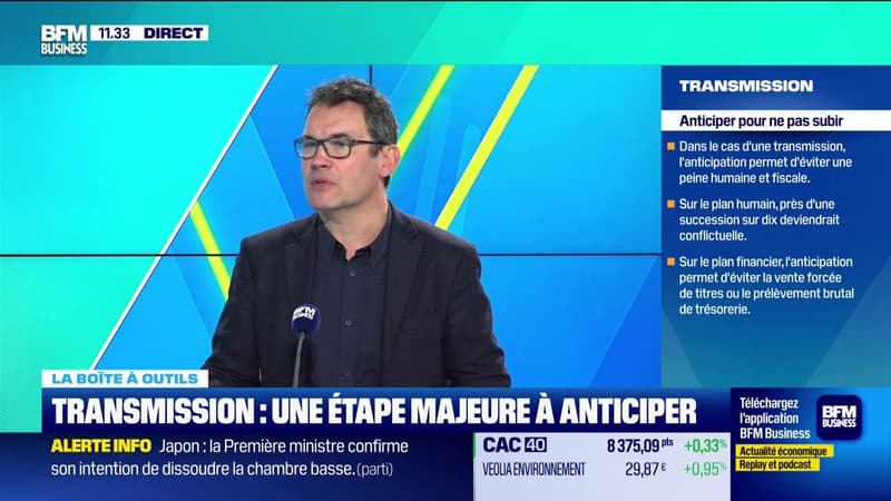La boîte à outils : Transmission, une étape majeure à anticiper - 14/01