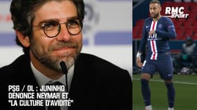 PSG / OL : Juninho dénonce Neymar et "la culture d'avidité"