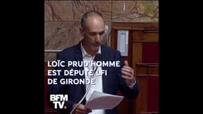 À l'Assemblée, le député LFI LoÏc Prud'homme se moque de la "novlangue" de LaREM