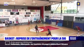 Basket: reprise de l'entrainement pour les joueurs de la SIG