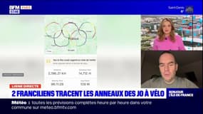 Ligne Directe: deux franciliens tracent les anneaux des JO à vélo