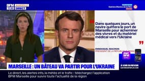 Marseille: un bateau chargé de vivres et de médicaments vers l'Ukraine