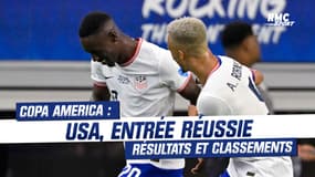 Copa America : Les USA réussissent leur entrée, résultats et classements