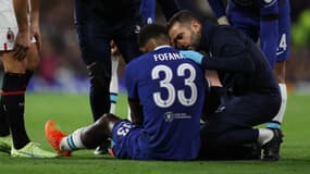 Wesley Fofana blessé lors de Chelsea-Milan, le 5 octobre 2022