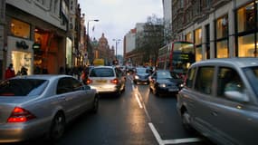 Circulation dans Londres - image d'illustration
