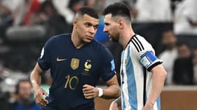 Kylian Mbappé et Lionel Messi