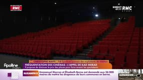 Christophe Maffi rappelle que le ciné reste "un divertissement hyper abordable'
