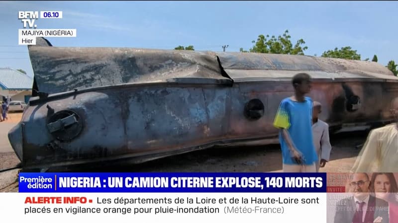 L'explosion d'un camion-citerne fait 140 morts au Nigeria