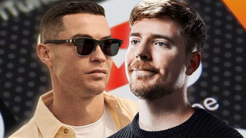 "Celui que je dois battre": Cristiano Ronaldo espère dépasser MrBeast sur Youtube