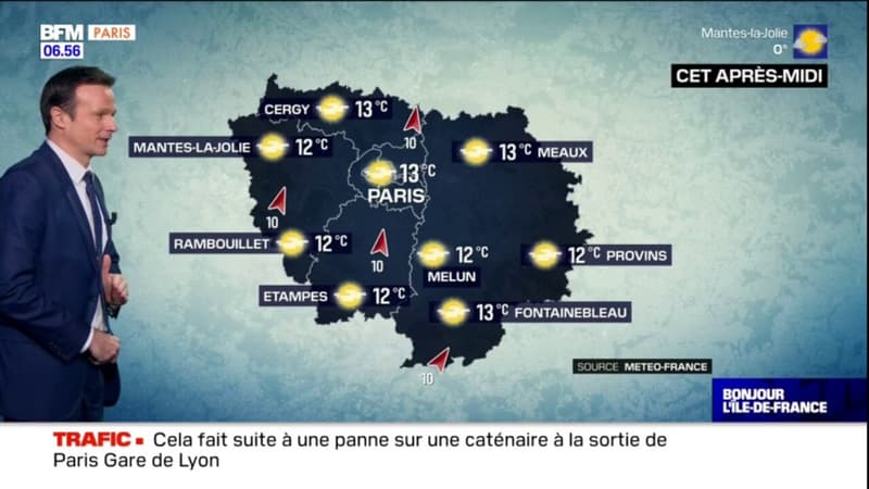 Météo Paris-Île-de-France: un mercredi ensoleillé avec des températures plutôt douces, 13°C à Paris