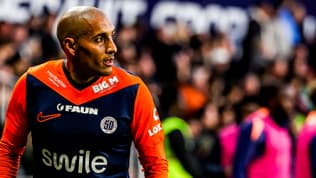 Wahbi Khazri lors de Montpellier-Saint-Etienne, en mars 2025
