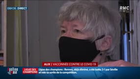 "Je me sens très bien!": Alix, l'une des premières vaccinées britanniques contre le Covid-19, raconte