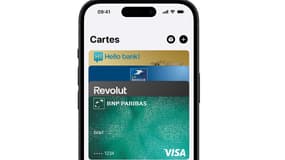 L'application Cartes sur un iPhone.