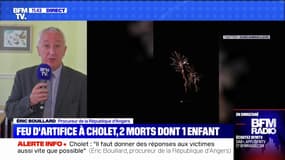 Éric Bouillard, procureur de la République d'Angers, indique que la personne victime de brûlures est "hors de danger"