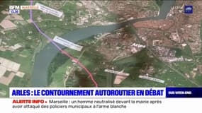 Arles: une manifestation contre le projet de contournement autoroutier