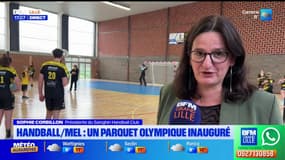 Nord: un parquet de handball olympique inauguré à Sainghin-en-Weppes
