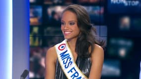 Alicia Aylies, Miss France 2017, sur BFMTV 19 décembre 2016.