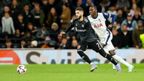 Yassine Benzia contre Tottenham, le 24 septembre 2024