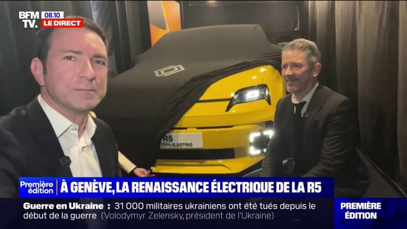 Salon de l'automobile de Genève: les images de la nouvelle Renault R5 électrique, l'une des voitures les plus attendues de 2024