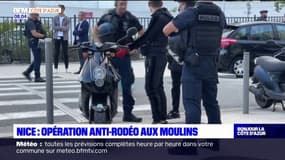 Nice: une opération anti-rodéos dans le quartier des Moulins