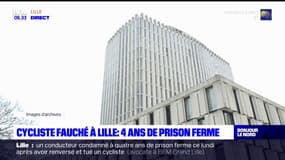 Cycliste fauché à Lille: le chauffard de 23 ans condamné à 4 ans de prison ferme