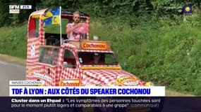 Tour de France à Lyon : aux côtés d'un speaker de la caravane