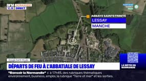 Lessay: plusieurs départs de feu volontaires à l'Abbatiale