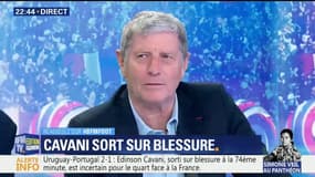Rolland Courbis ne croit pas que Cavani sera rétabli pour le match face à la France