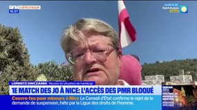 JO à Nice: l'accès PMR a été bloqué lors des premiers matchs