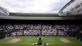 Le Centre Court de Wimbledon le 17 juillet 2024