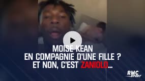 Moise Kean en compagnie d'une fille ? Et non, c'est Zaniolo...