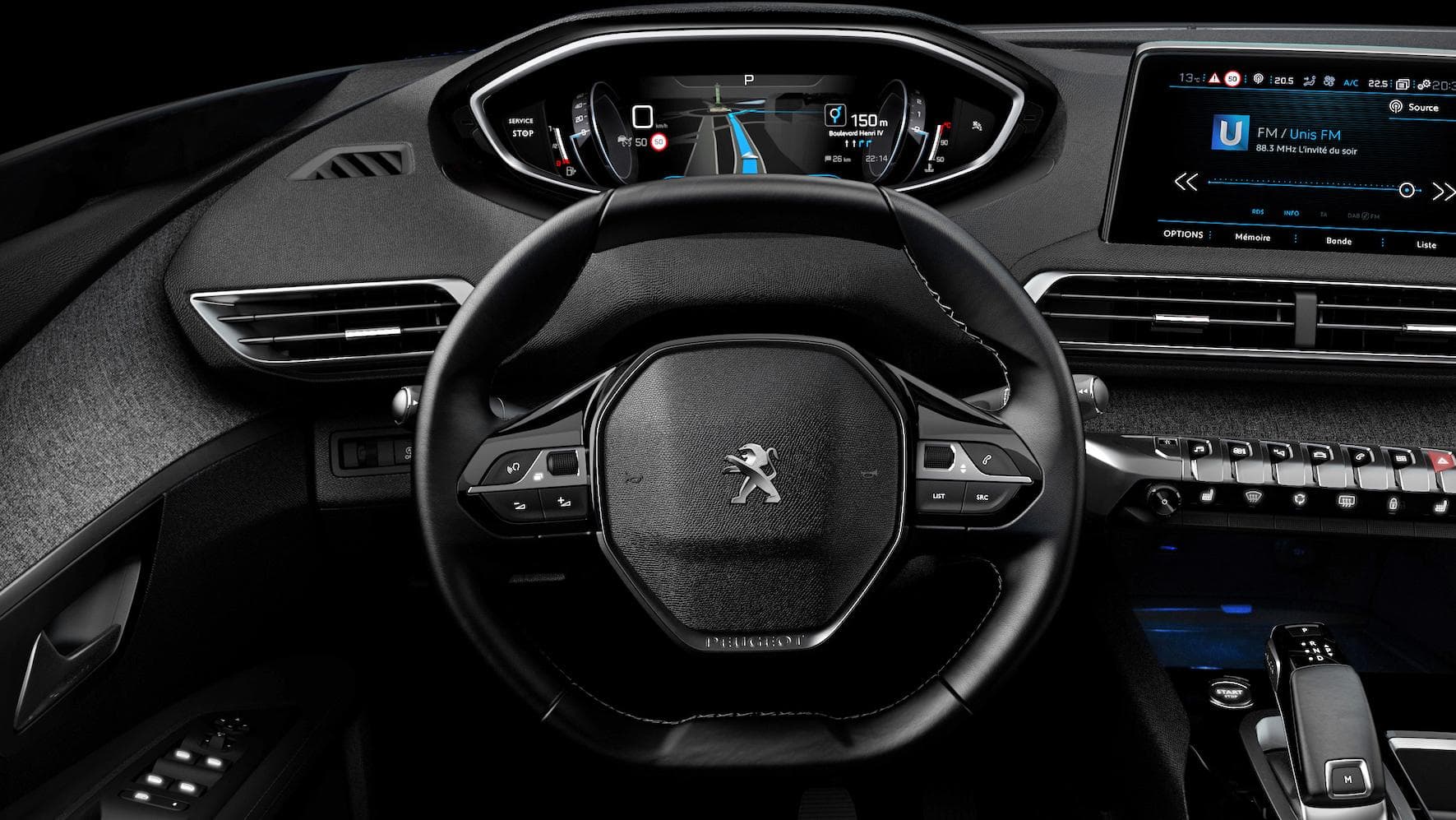 Voici l'intérieur de la future Peugeot 3008, avec son incroyable dalle  numérique