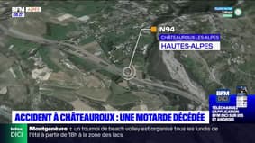 Hautes-Alpes: une motarde italienne est morte ce lundi après un accident à Châteauroux-les-Alpes