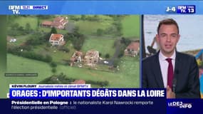 Orages: d'importants dégâts constatés dans la Loire