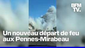 Un nouvel incendie en cours aux Pennes-Mirabeau, près de Marseille 