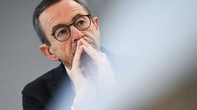 Le président du groupe LR au Sénat, Bruno Retailleau, aux Sables d’Olonne le 5 février 2024 